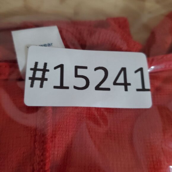 Old Navy Top Womens Small Red Sleeveless Button Front Tie Hem Lightweight - Picture 9 of 9